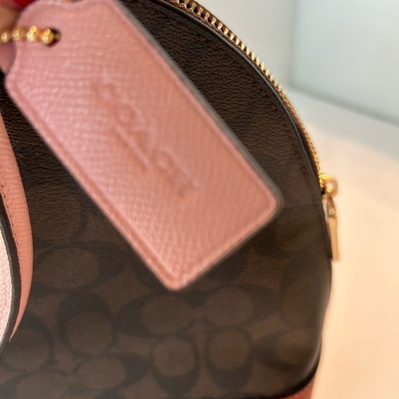 Coach Black and Red Women's Satchel - Picture 7 of 9